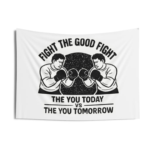 Fight The Good Fight Wall tapestry